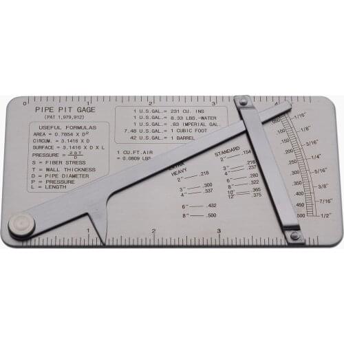 Pipe Pit Welding Gauge Gage Test Ulnar Welder Inspection