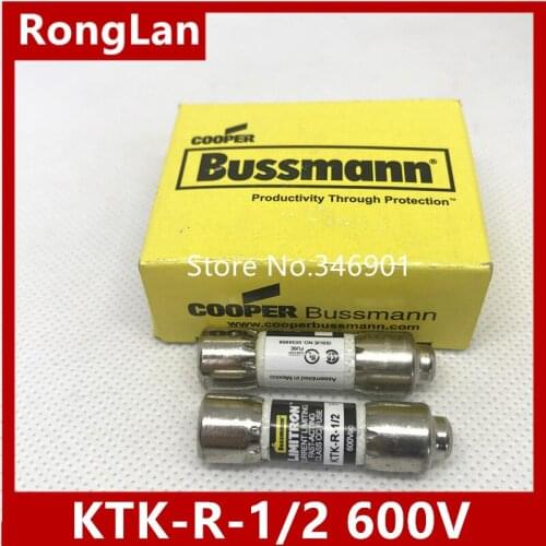 US Bussmann Fuses Limitron Class CC Fuse KTK-R-1/2 KTK-R-1/10 KTK-R-1/8 KTK-R-3/4 KTK-R-1/4 KTK-R-2/10 KTK-R-3/4 KTK-R-6/10-10P
