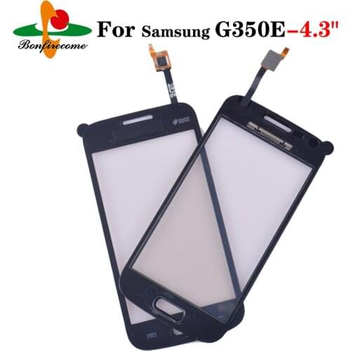 10Pcs\lot For Samsung Galaxy star advance G350E SM-G350E Touch Screen Panel Sensor LCD Display 4.3" Glass Digitizer Replaceme
