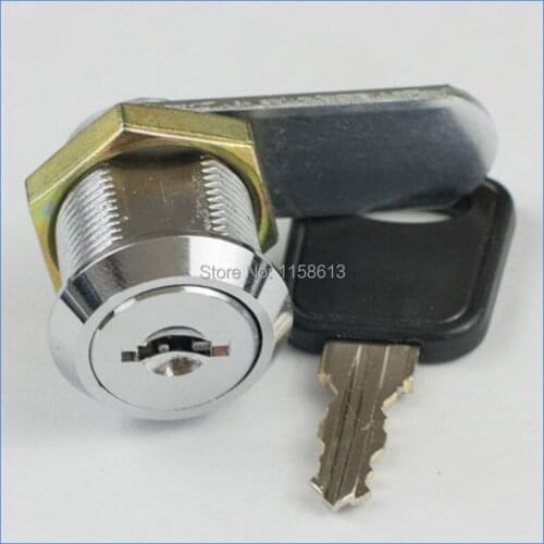 10 pieces 20mm zinc alloy keyed alike cylinderical gaming and slot machine cam lock