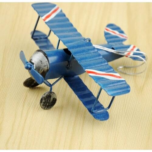10x9x4.5cm Vintage Creativity Aircraft Model Photography Props for Photos Studio Accessories DIY Items Decorations