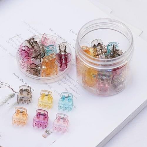 30pcs/Bottle Baby Girls Mini Hair Clips Popular Style Super Cute Kids Accessories Colorful Fashion Hot Sale