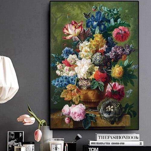 5D Diamond Painting Classical Rose Flowers Mosaic Diamond Art Wall Painting Hand Embroidery Full Drill Decorative Painting