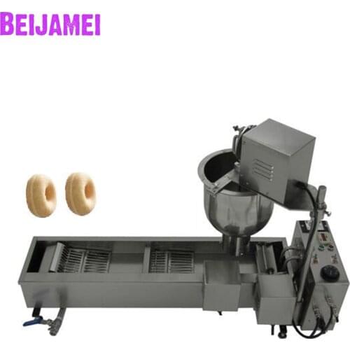 Beijamei New Factory snack donut making machine electric doughnut fryer machine make donut 110V 220V