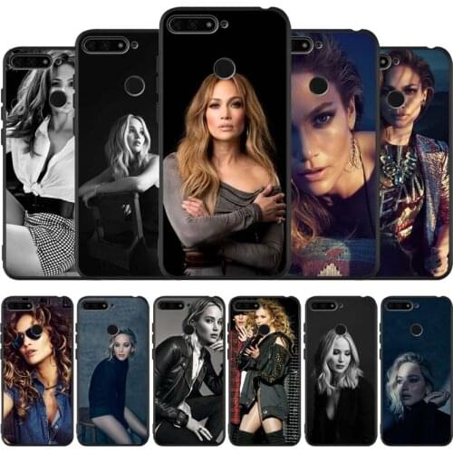 Jennifer Lopez black Silicone Phone Case For honor 30 20 Pro 8 8X 9 10 20 Lite Mate 10 20 30 Lite Pro cover