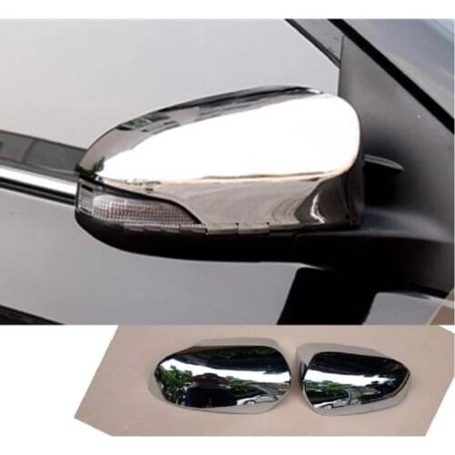 For 2014-2017 Corolla rearview mirror cover sequins Corolla reversing mirror reflector housing cover modification