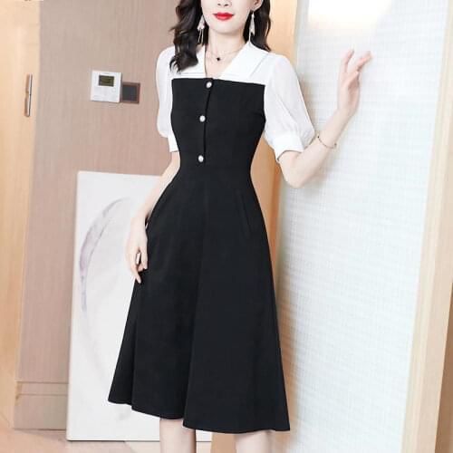 ENLU Summer Dresses With Buttons