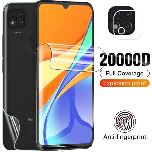Front Back Hydrogel Films For Xiaomi Redmi 9C NFC 9 C Camera Lens Screen Protectors Film Redmy Redme 9C Redmi9C NFS Not Glass
