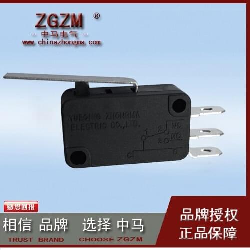 HWEXPRESS 50PCS Fretting Switch ZW7-1D Copper Contact 3-5A One Open One Close 3 Foot