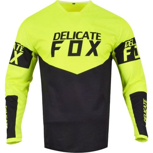 Delicate Fox 180 Revn Jersey Motorbike Motocross Summer T-shirt Mountain Bicycle Offroad Long Sleeve
