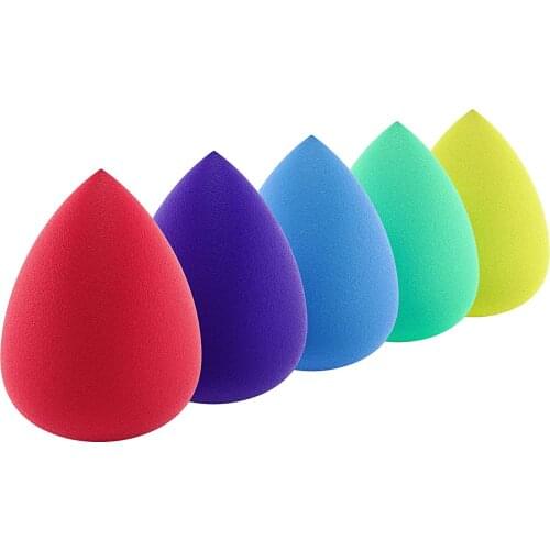 3pcs New Powder Makeup Sponge Puff Wholesale Latex Free Beauty Egg Black Portable Blender