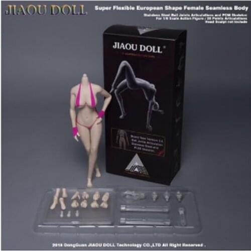 JIAOU DOLL 1/6 Scale Female Body 09F 10E For Phicen Hot Toys 12in Action Figure