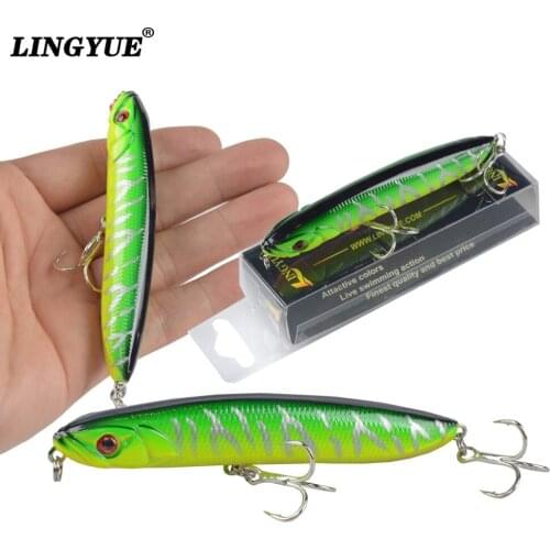 LINGYUE 1pcs Simulation Fishing Lure 90mm/18g Sinking Artificial Bait Shad Minnow 3D Eye Wobbler Bass Lure Fishing Tackle peche