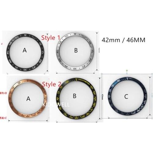 Metal Protection Ring for Samsung S3 Frontier/Galaxy Watch 46mm 42mm Metal Protection Ring Scale Steel Ring Smart Ring