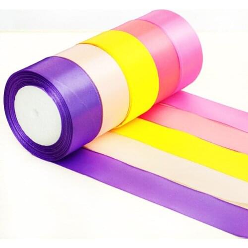 New Fashion 40 mm 25 yards length ribbon DIY wedding invitation card decorated with silk bow gift wrap crafts party equipment