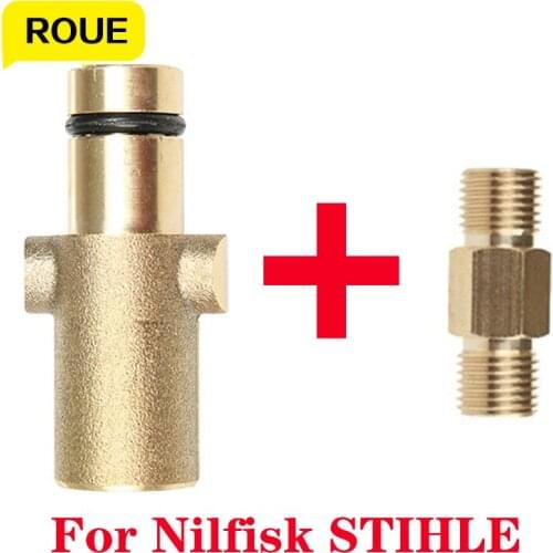 Internal Thread Adapter Metal Material and Pressure Washer Copper Connector Brass Female Adaptor for Nilfisk Gerni and STIHLE