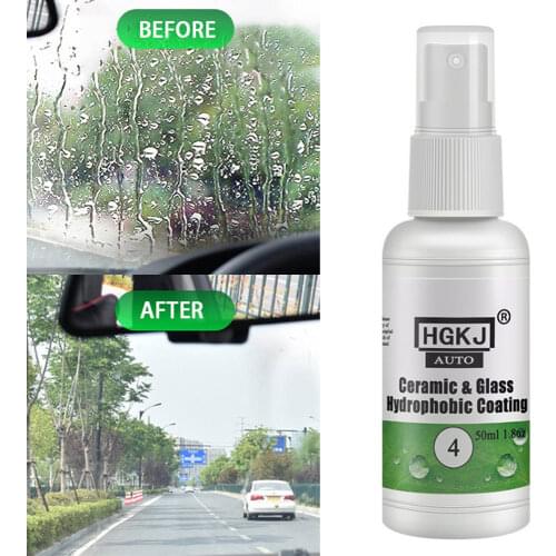 Ceramic Glass Nano-hydrophobic Coating Anti-rain Agent Windshield Polishing Spot Rust Rainproof Agent Spray Car Cleaner Antifog