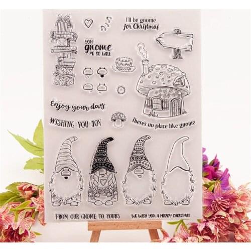 Hot selling Easter villain transparent clear stamp / silicone seal roller stamp DIY scrapbook album / card production