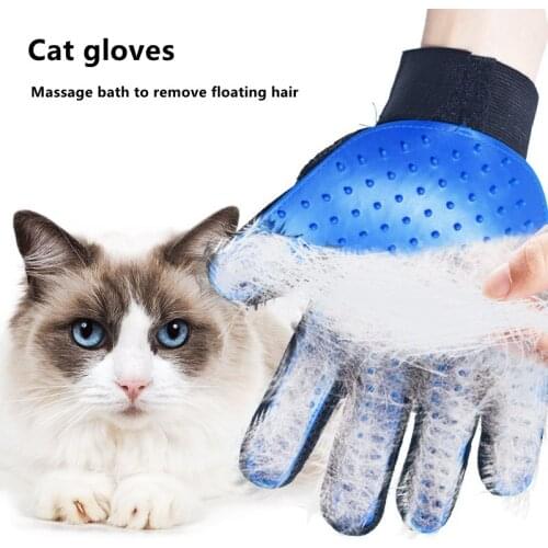 Rubber Pet Grooming Massage Cleaning Floating Gloves Bathing Supplies for Cats and Dogs