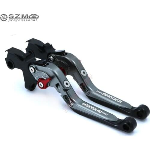 For BMW K1600 Bagger 2017-2018 Aluminum Motorcycle Accessories Folding Extendable Adjustable Brakes Clutch Levers With LOGO