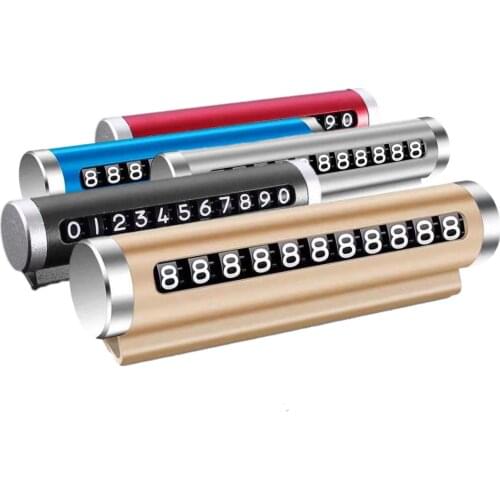 Car Phone Number Card Plate Temporary Parking Card Telephone Number Car Park Stop Automobile Car-styling Accessories