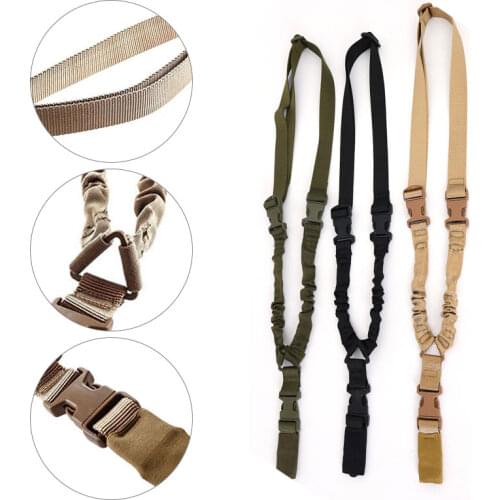 Outdoor Tactical A Single Point Gun Rope multifunctional tactical strap Ropes shoulder strap Adjustable belt