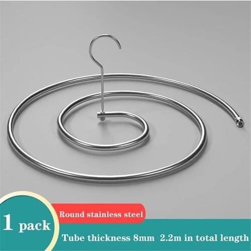 Drying Rack Spiral Shaped Hanger Rotating Quilt Storage Blanket Rack Stainless Steel Rotating Clothes Towel Hang Drying Hook