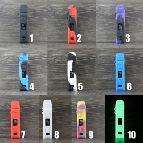 2pcs Texture Case for VOOPOO VINCI X 70W Pod Protective Silicone Rubber Sleeve Cover Shield Wrap Skin Shell gel sleeve enclosure