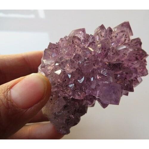 A+++ Uruguay Natural AMETHYST QUARTZ Crystal GEODE CLUSTER Healing 165g