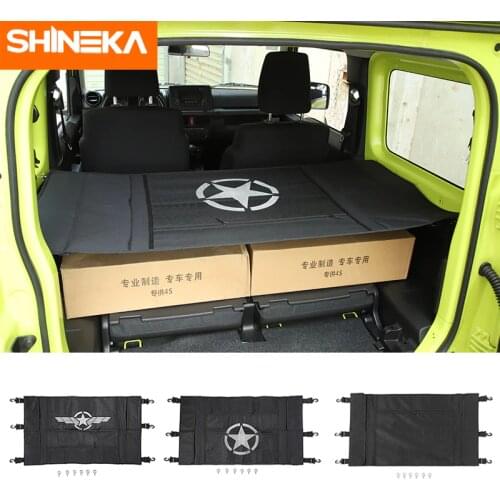 Car Interior Accessory for Suzuki Jimny 2019 2020 Car Luggage Carrier Trunk Curtain Cover ABS Canvas for Suzuki Jimny 2019