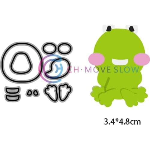 CH Frog Metal Cutting Dies Stencils for DIY Scrapbooking/photo Album stamps Decorative Embossing DIY Paper Card