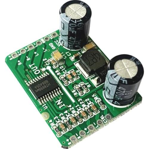 Digital Power Amplifier Board Class D 2x5W Dual HT8698 Differential Input 2.5-5.5V Boost Adjustable