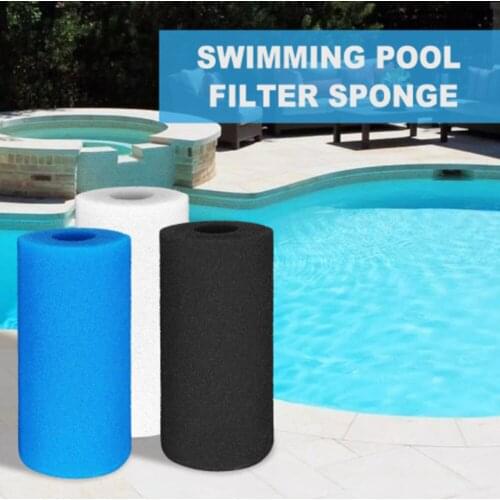 3pcs Foam Filter Sponge For Intex Type Reusable Washable Swimming Pool Aquarium Filter Accessories Work Long Hours Practical