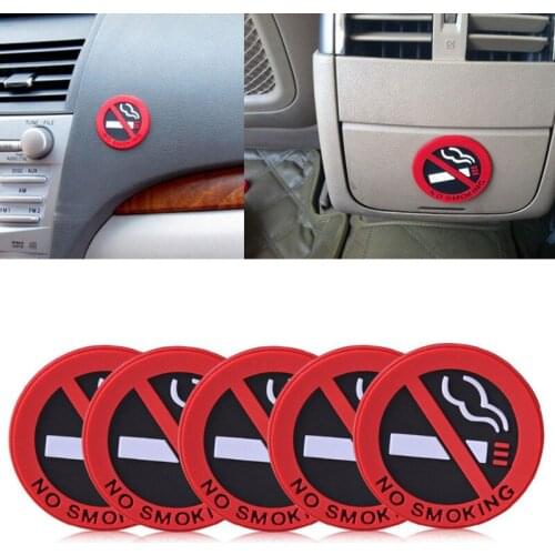 Car interior no smoking sticker for Skoda Octavia Fabia Rapid Superb Yeti Roomster