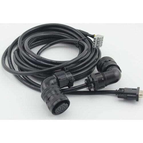 3M power cable+3M encoder cable 30A for lichuan servo 1.2KW to 2.6KW