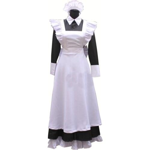 2017 Beyond the Boundary Mirai Kuriyama maid Cosplay Costume
