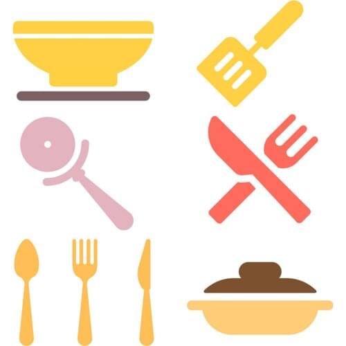 Kitchenware knife mold molds, wooden die-cutting dies, multiple models, suitable for common die-cutting machines on the market