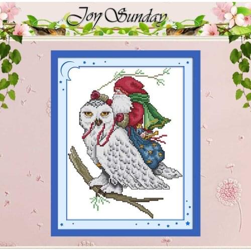 Santa Claus and the Eagle Counted Cross Stitch 11CT 14CT Cross Stitch Set Wholesale Cross-stitch Kit Embroidery Needlework