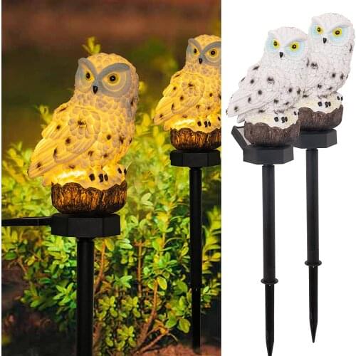 Outdoor Lighting Solar Stake LED Lights,2 Pack Garden Waterproof Decorative with Stake for Yard Pathway Outside Patio Lawn Decor