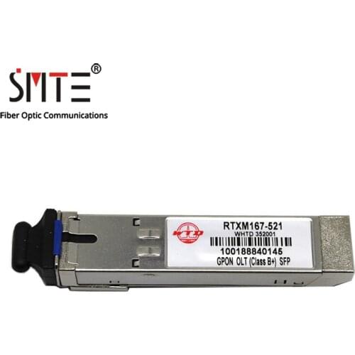 WTD RTXM167-521 GPON OLT 20KM FH-PON-GP-20 B+ SFP Optical Fiber Transceiver