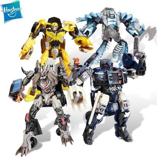 Original Hasbro Transformers Movie Enhanced Bumblebee Drift Roadblock PHS Slash Lazy Transformer Toys Transformers Masterpiece