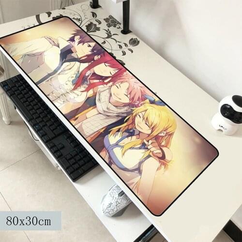 Fairy tail pad mouse present computer gamer mouse pad 800x300x3mm padmouse Beautiful mousepad ergonomic gadget office desk mats