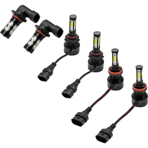 LED Headlight Hi/Lo + Fog Light Bulbs Combo For Ford F-150 2015 2016 2017 2018 2019 6000K