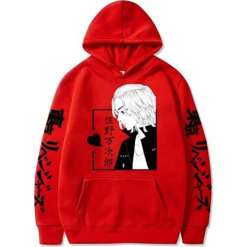 Hoodies Tokyo Revengers Anime Cosplay Mikey Print Sweatshirt Loose Oversized Unisex Streetwear Sweater Casual Pullovers Top New