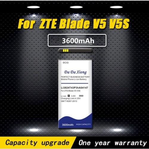 High quality 3600mAh Li3824T43P3hA04147 Battery for ZTE Red Bull V5 V5S for ZTE n9180 U9180 V9180 N918ST battery