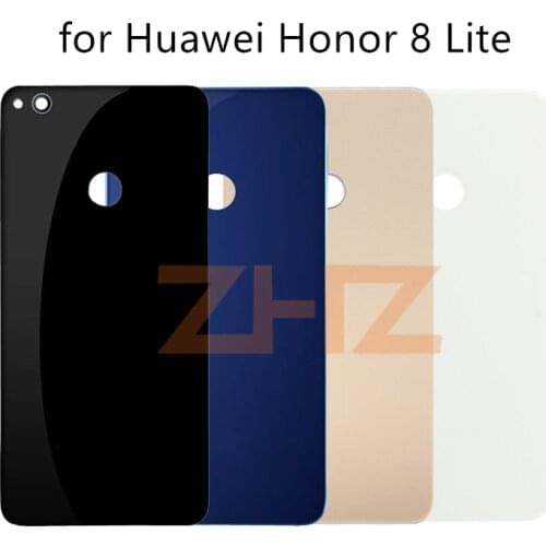 For Huawei Honor 8 Lite Back Glass Battery Back Cover for Huawei Honor 8 Lite Rear Housing Door Cover Repair Spare Parts