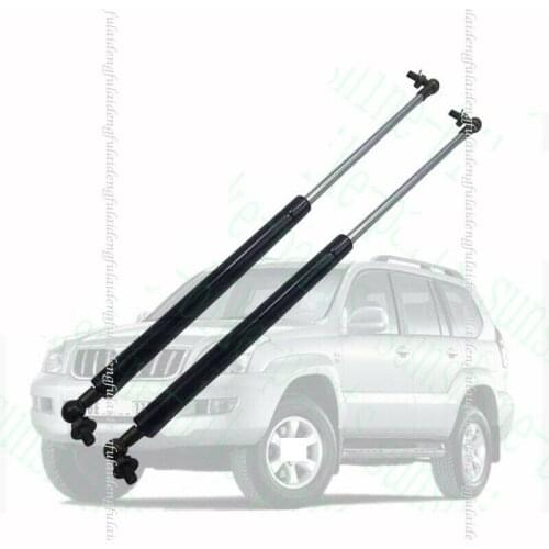 2pcs Car Front COVER HYDRAULIC STRUT SHOCKS For Toyota Land Cruiser Prado FJ120 2003-2009 Car Styling Accessories
