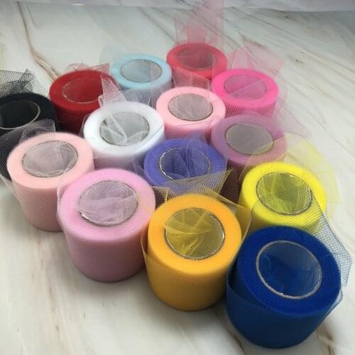 22M White Tulle Roll Organza Sheer Gauze DIY Girls Tutu Skirt Gift Wedding Party Decor Baby Shower Wedding Decor baby shower