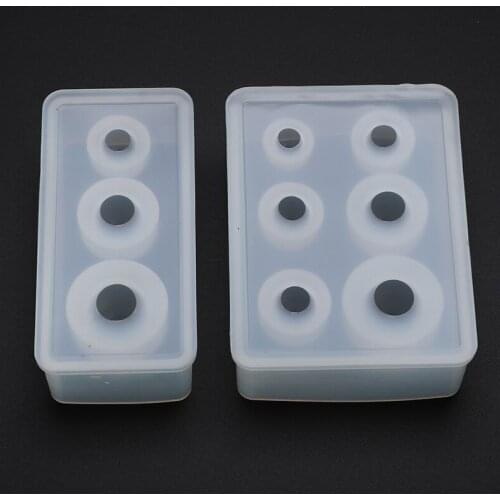 3D Crystal Ball Silicon Mold Multi Size Epoxy Resin Beads Drop Gel Sphere Molds Pendant Craft DIY Handmade Jewelry Making Tools