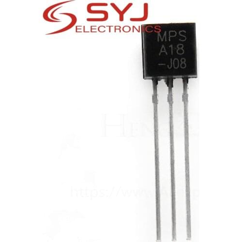 50pcs/lot MPSA18 A18 TO-92 Bipolar Transistors - BJT 200mA 45V In Stock